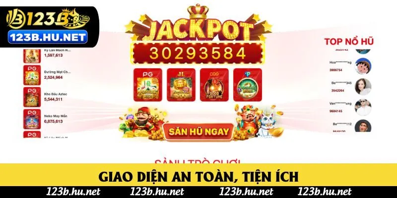 Giao diện an toàn, tiện ích Giao diện an toàn, tiện ích